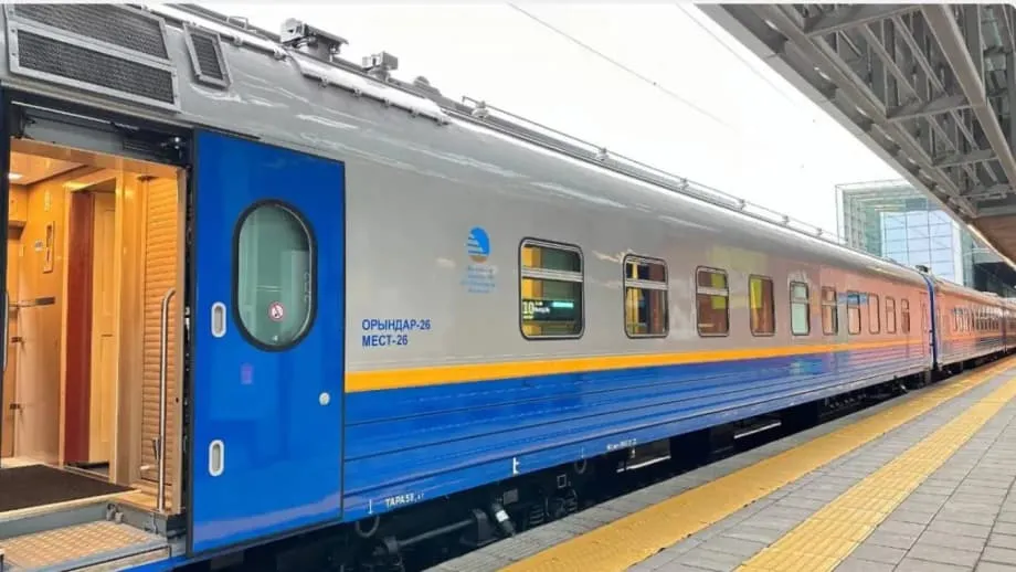 Kazakhstan's international tourist train arrives in Tashkent - Zamin.uz ...