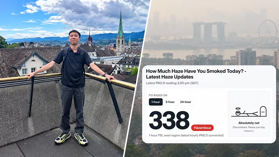 NTU Student Turns Singapore Haze Readings Into Cigarette Equivalents as Schools Limit Outdoor Activities