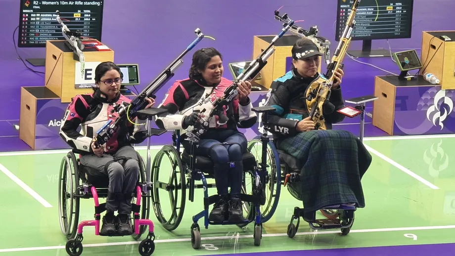 Mona Agarwal wins Asian Para Games gold with record 250.0 as Avani Lekhara takes silver